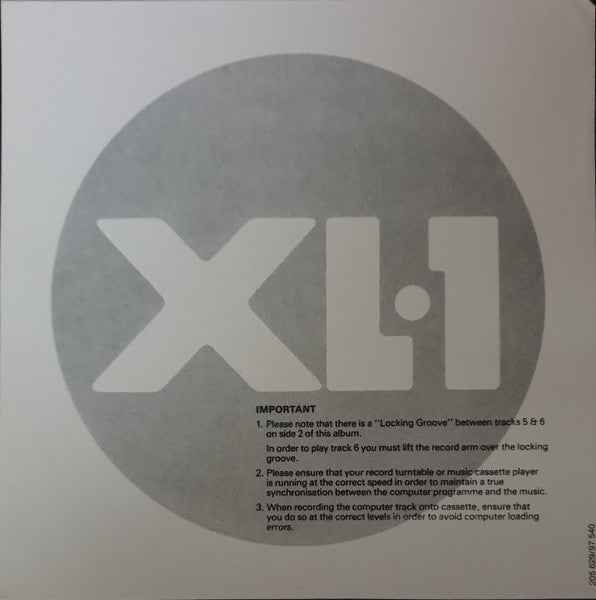 Pete Shelley - XL·1 (LP) (Near Mint (NM or M-))