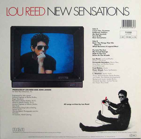 Lou Reed - New Sensations (LP) (Very Good Plus (VG+))