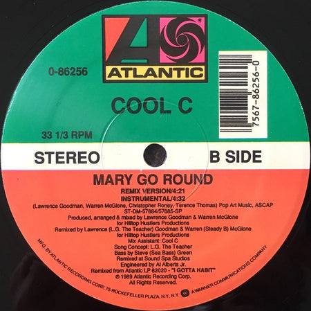 Cool C : I Gotta Habit (Remix) (12")