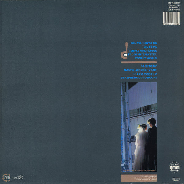 Depeche Mode : Some Great Reward (LP, Album, Gre)