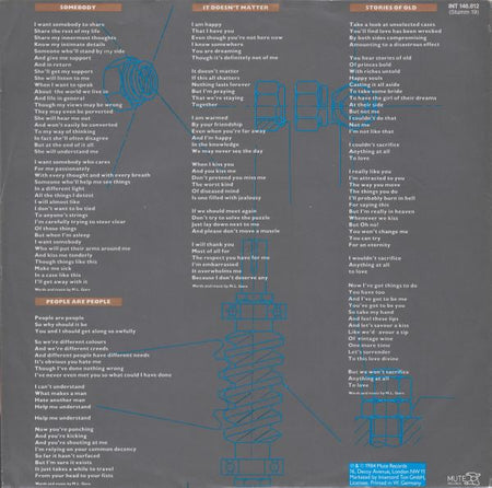 Depeche Mode : Some Great Reward (LP, Album, Gre)
