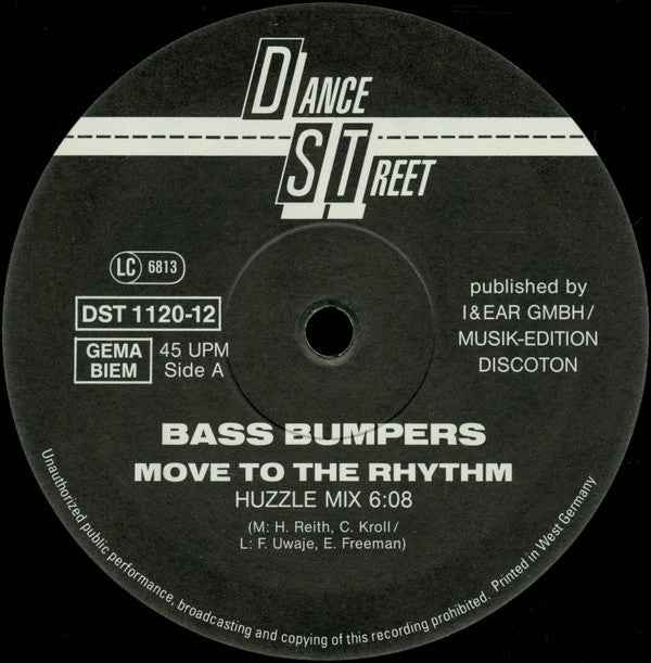 Bass Bumpers - Move To The Rhythm (12") (Near Mint (NM or M-))