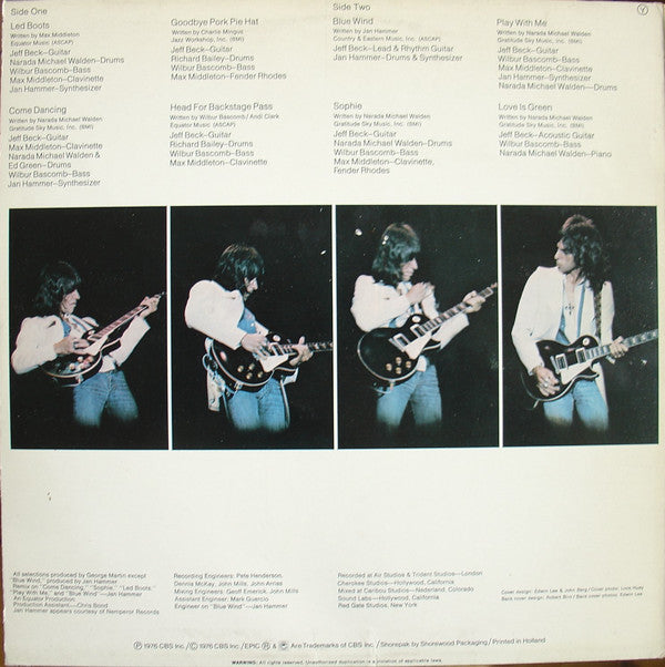 Mint Jeff Beck Wired Case detail view