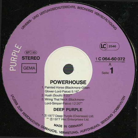 Deep Purple - Powerhouse (LP) (Near Mint (NM or M-))