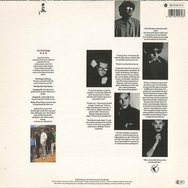 Frankie Goes To Hollywood : The Power Of Love (12", Maxi, P/Mixed)