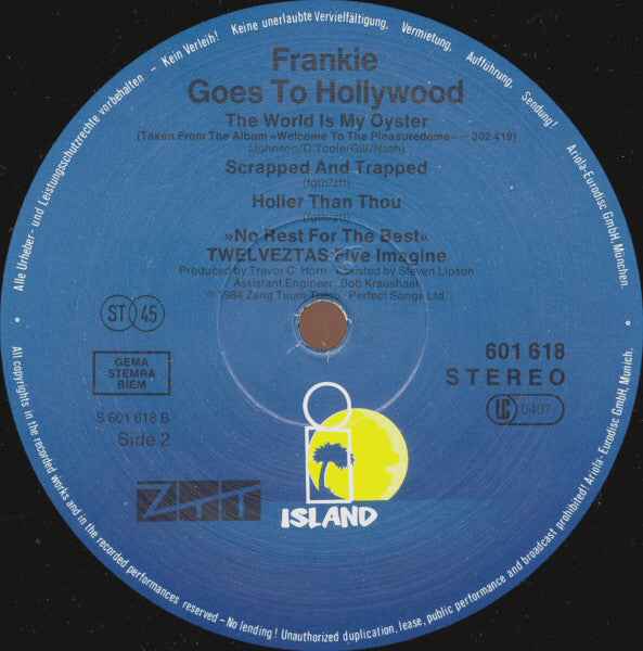 Frankie Goes To Hollywood - The Power Of Love (12") (Very Good Plus (VG+))