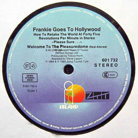 Frankie Goes To Hollywood - Welcome To The Pleasuredome (12") (Very Good Plus (VG+))