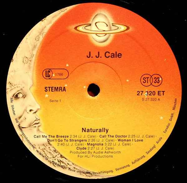 J.J. Cale - Naturally (LP) (Near Mint (NM or M-))