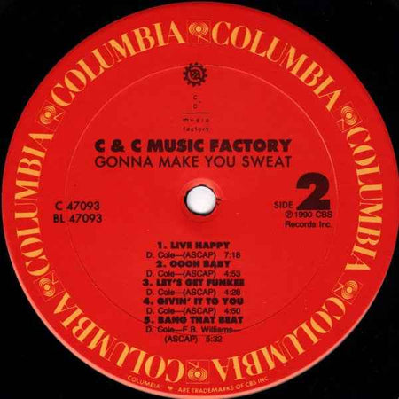 C + C Music Factory - Gonna Make You Sweat (LP) (Near Mint (NM or M-))