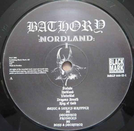 Bathory - Nordland I-II (2xLP) (Near Mint (NM or M-))