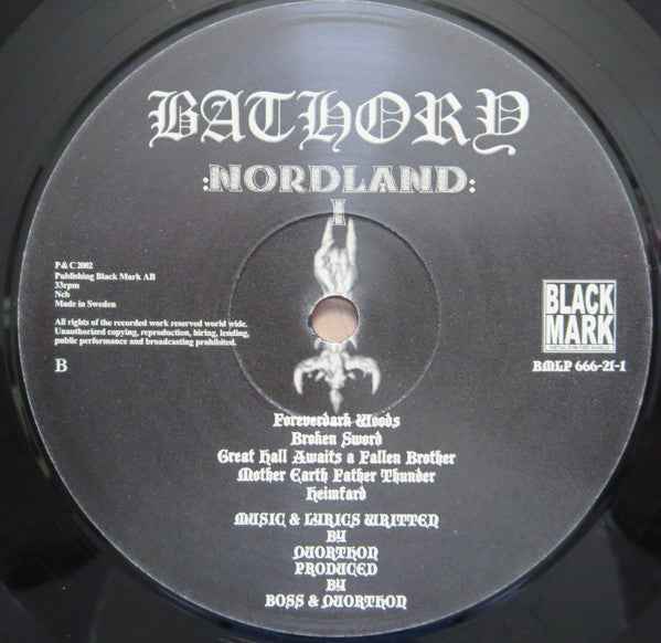 Bathory - Nordland I-II (2xLP) (Near Mint (NM or M-))