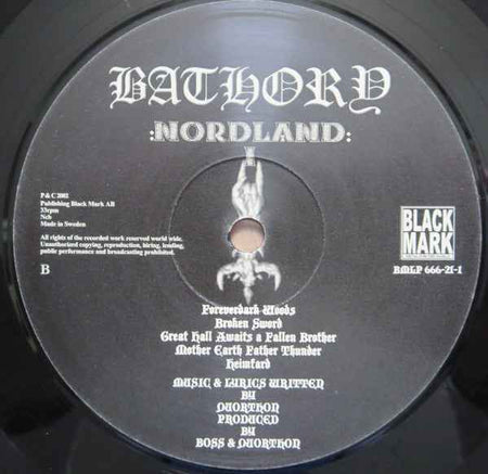 Bathory - Nordland I-II (2xLP) (Near Mint (NM or M-))