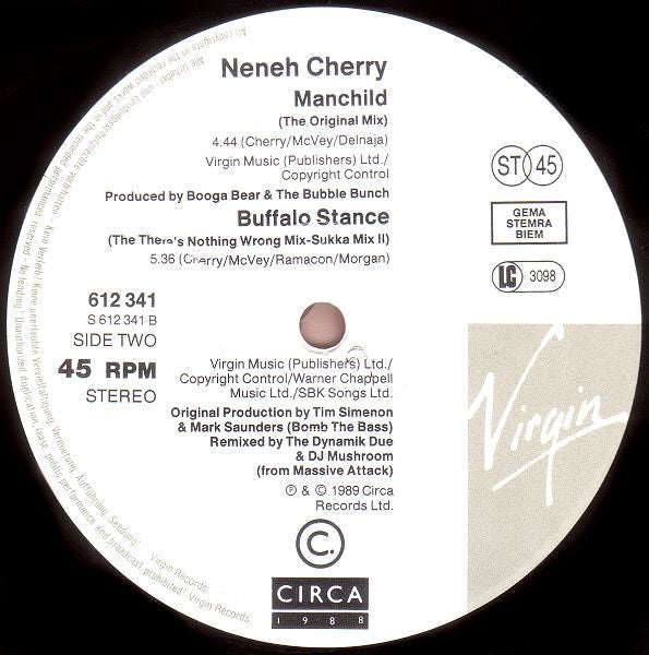 Neneh Cherry : Manchild (12", Single)