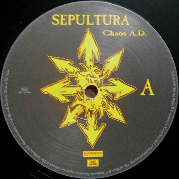 Sepultura - Chaos A.D. (LP) (Very Good Plus (VG+))