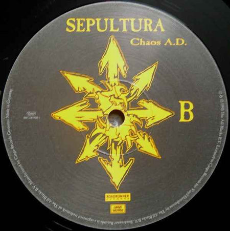 Sepultura - Chaos A.D. (LP) (Very Good Plus (VG+))
