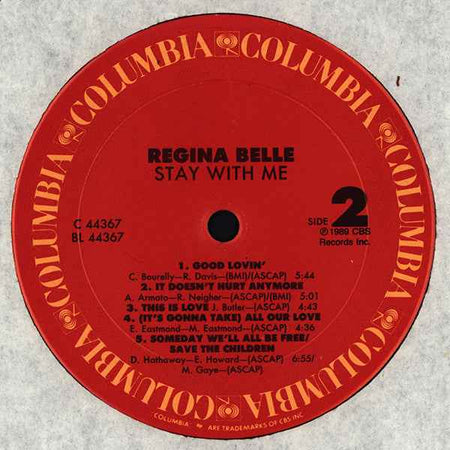 Regina Belle - Stay With Me (LP) (Very Good Plus (VG+))