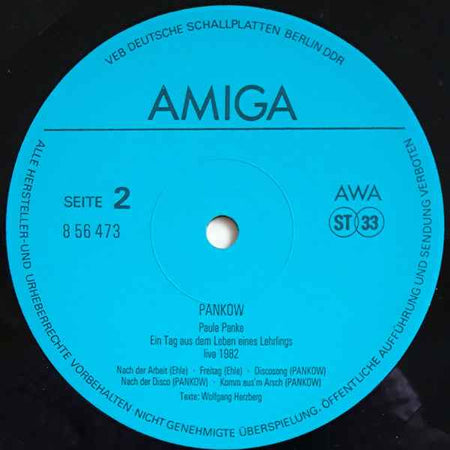 Pankow  - Paule Panke Live 1982 (Ein Tag Aus Dem Leben Eines Lehrlings) (LP) (Near Mint (NM or M-))