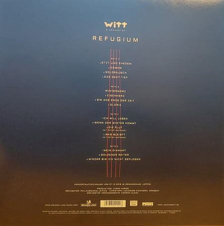 Joachim Witt & Philharmonie Leipzig : Refugium (2xLP, Album)