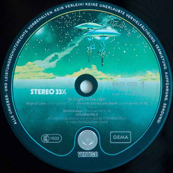 Dreamworld  - On Flight To The Light (LP) (Near Mint (NM or M-))
