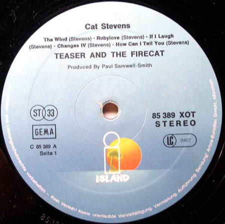 Cat Stevens - Teaser And The Firecat (LP) (Near Mint (NM or M-))
