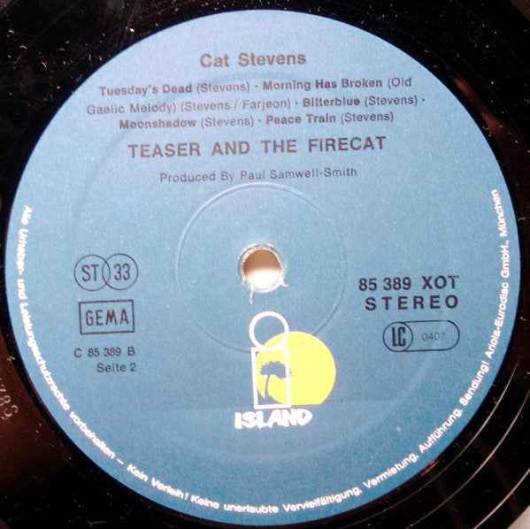 Cat Stevens - Teaser And The Firecat (LP) (Near Mint (NM or M-))