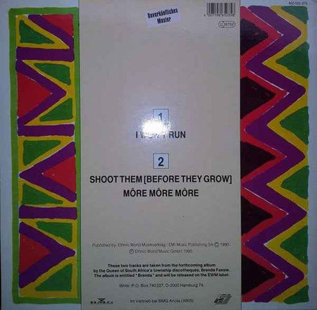 Brenda Fassie - I Won't Run (12") (Near Mint (NM or M-))