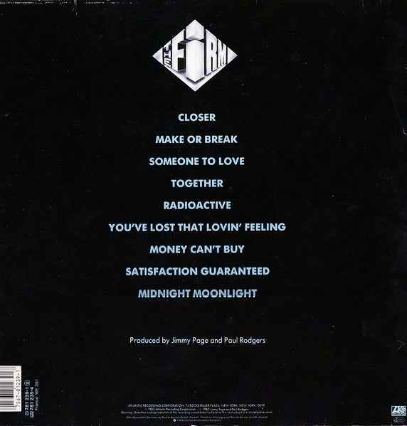 The Firm  - The Firm (LP) (Near Mint (NM or M-))