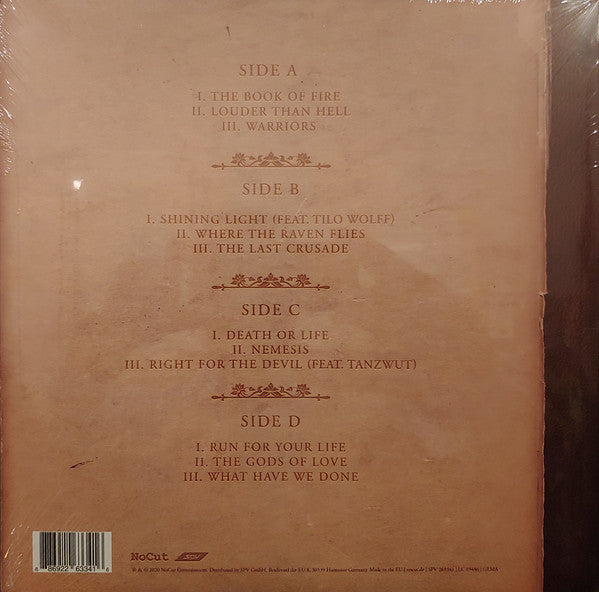Mono Inc. : The Book Of Fire (2xLP, Album, Ltd, Yel)
