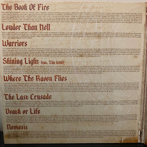 Mono Inc. : The Book Of Fire (2xLP, Album, Ltd, Yel)