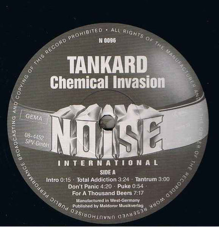 Tankard - Chemical Invasion (LP) (Near Mint (NM or M-))
