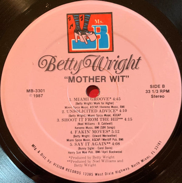 Betty Wright : Mother Wit (LP, Album)