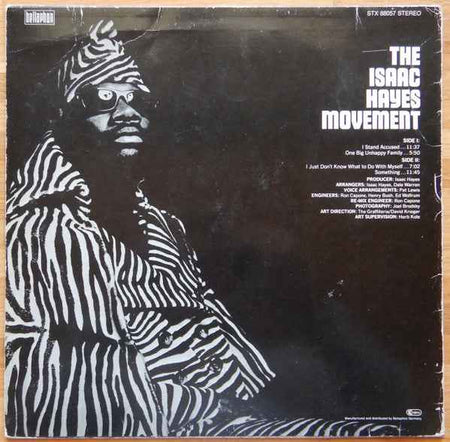 Isaac Hayes - The Isaac Hayes Movement (LP) (Very Good Plus (VG+))