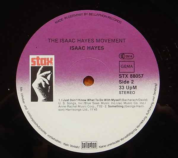 Isaac Hayes - The Isaac Hayes Movement (LP) (Very Good Plus (VG+))