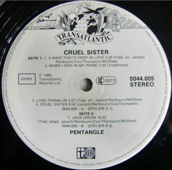 Pentangle - Cruel Sister (LP) (Near Mint (NM or M-))
