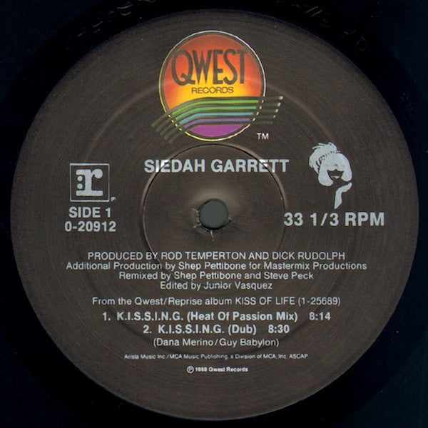 Siedah Garrett : K.I.S.S.I.N.G. (12", Maxi, All)