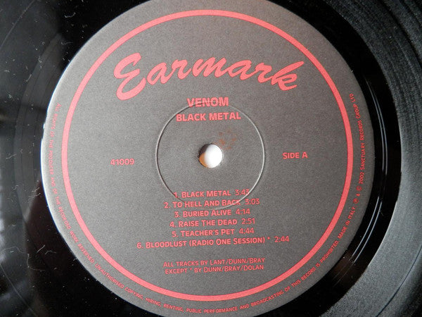 Venom (8) : Black Metal (LP, Album, RE, Gat)