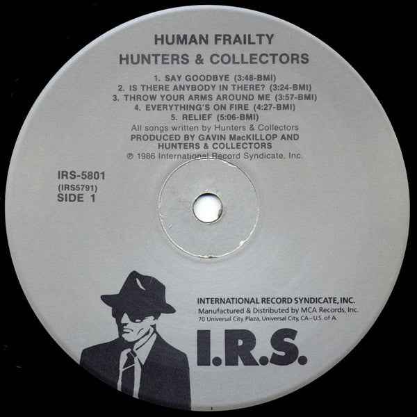 Hunters & Collectors - Human Frailty (LP) (Very Good Plus (VG+))