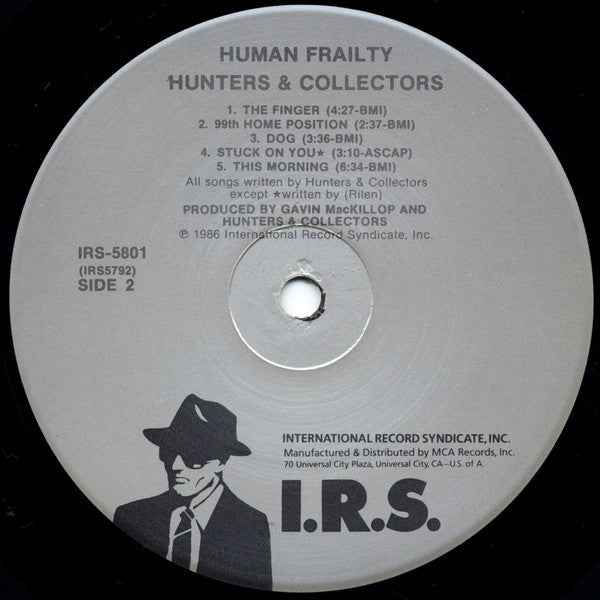 Hunters & Collectors - Human Frailty (LP) (Very Good Plus (VG+))