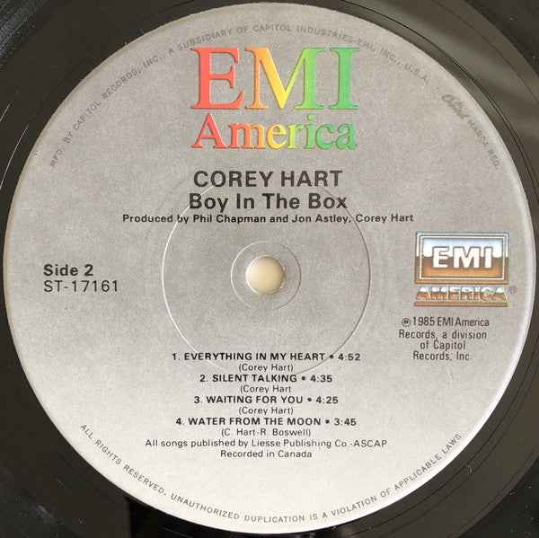 Corey Hart - Boy In The Box (LP) (Near Mint (NM or M-))