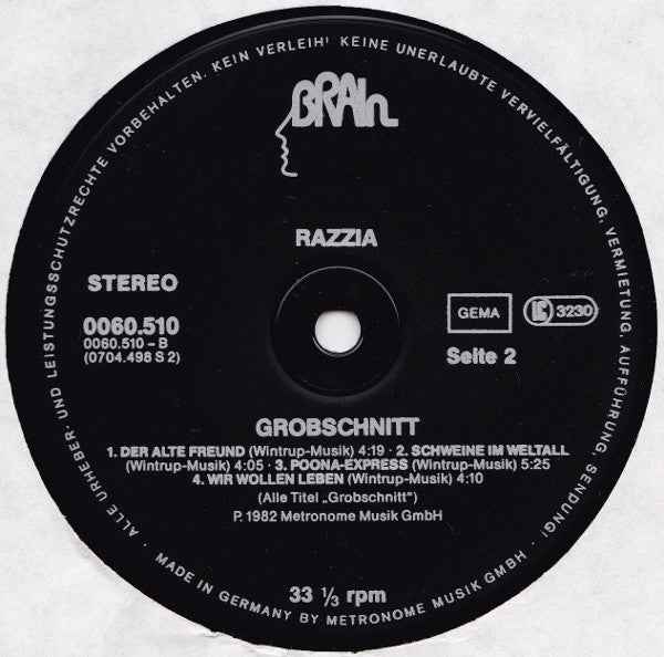 Grobschnitt - Razzia (LP) (Near Mint (NM or M-))