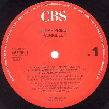 Judas Priest : Painkiller (LP, Album)