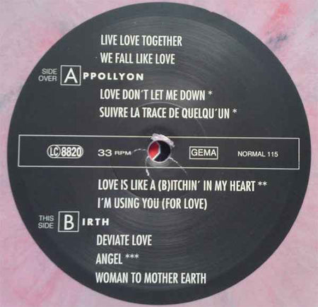 Christian Death - All The Love All The Hate (Part One: All The Love) (LP) (Near Mint (NM or M-))