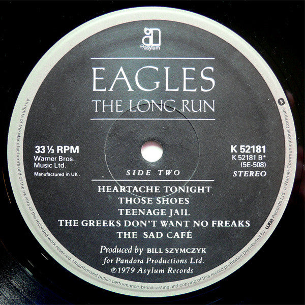 Eagles : The Long Run (LP, Album, Gat)