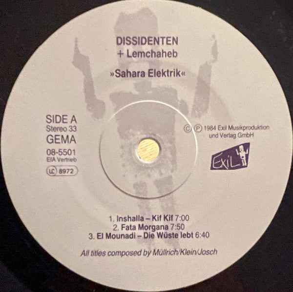 Dissidenten + Lemchaheb - Sahara Electric (LP) (Very Good Plus (VG+))