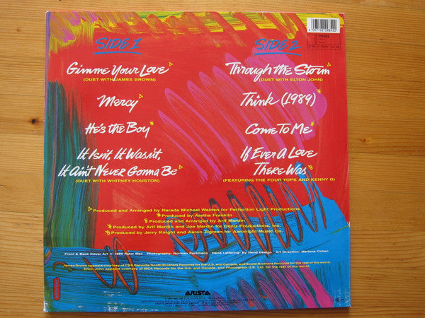 Aretha Franklin : Through The Storm (LP, Album)