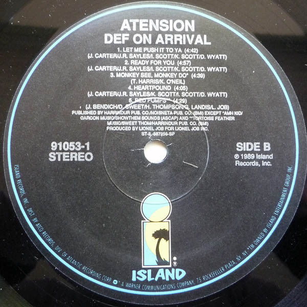 Atension : Def On Arrival (LP, Album)