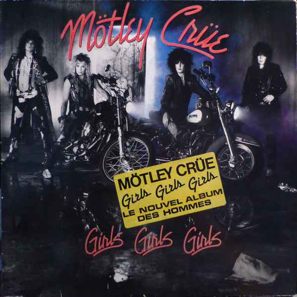 Mötley Crüe - Girls, Girls, Girls (LP) (Near Mint (NM or M-))