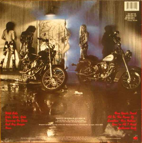 Mötley Crüe - Girls, Girls, Girls (LP) (Near Mint (NM or M-))