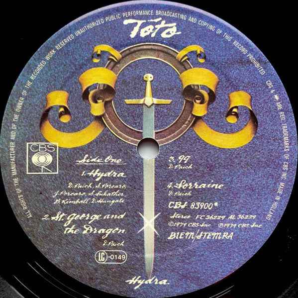 Toto - Hydra (LP) (Very Good Plus (VG+))