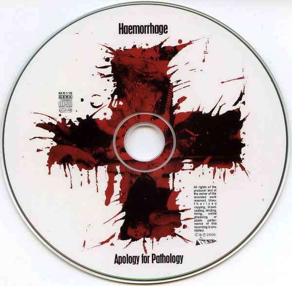 Haemorrhage - Apology For Pathology (CD) (Near Mint (NM or M-))